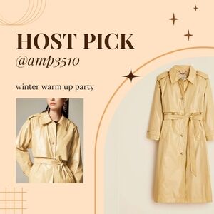 Shiny Rain or Shine Trench Coat